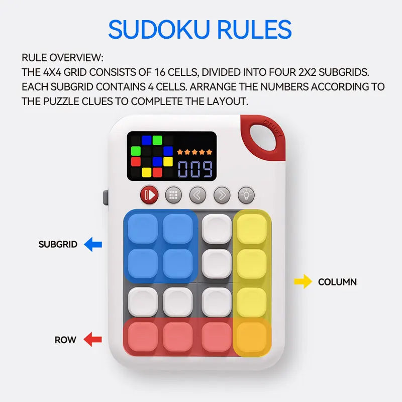 STEM Education Toys Sudoku Board Game Kids Memory Training Concentration Puzzle Tabletop Games For Childrens Brain Development