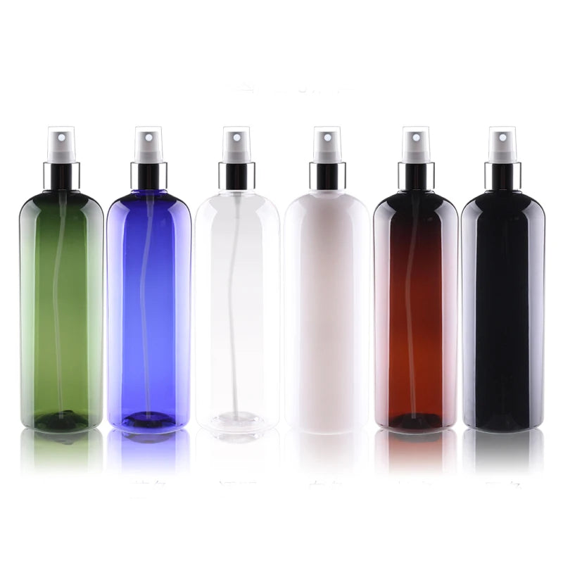 20pcs 200ML 250ML Plastic Bottle Spray Nozzle 100ML 120ML PET Atomiser Refillable Bottle 150ML 500ML Empty Bottle QY21401-20