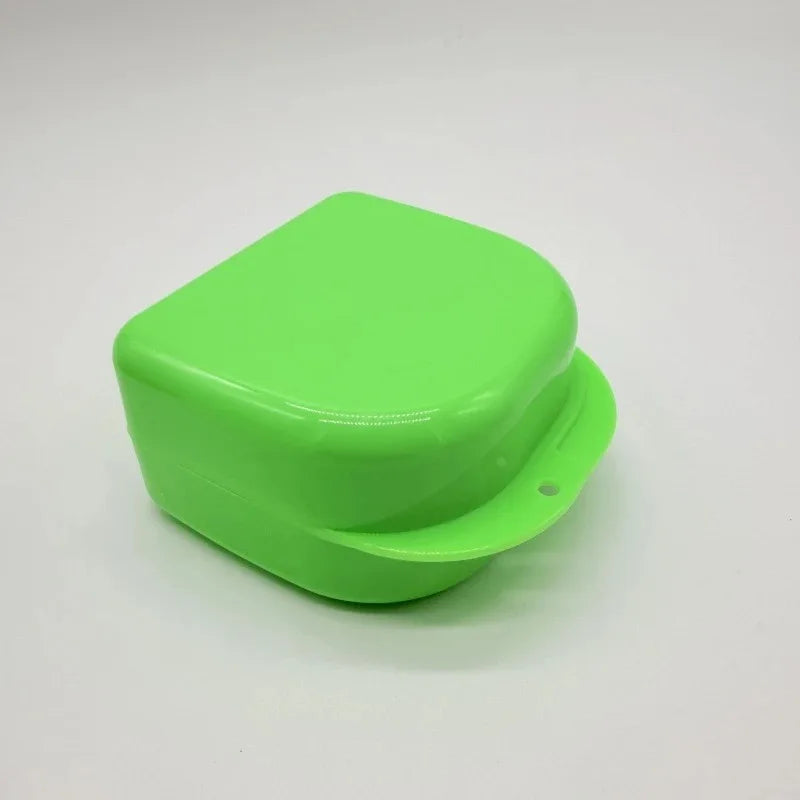 30Pcs New Plastic Tray Box Dental Orthodontic Retainer Box Case Plastic Teeth Container Denture Box False Teeth Protective Case
