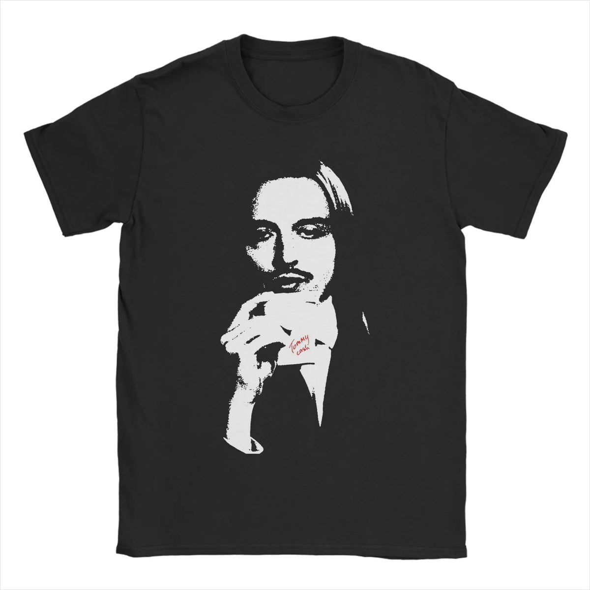Tommy Cash Espresso Macchiato illustration graphic art Eurovisions T Shirts Men T-Shirts Crew Neck  Tee Shirt Short Sleeve Tops