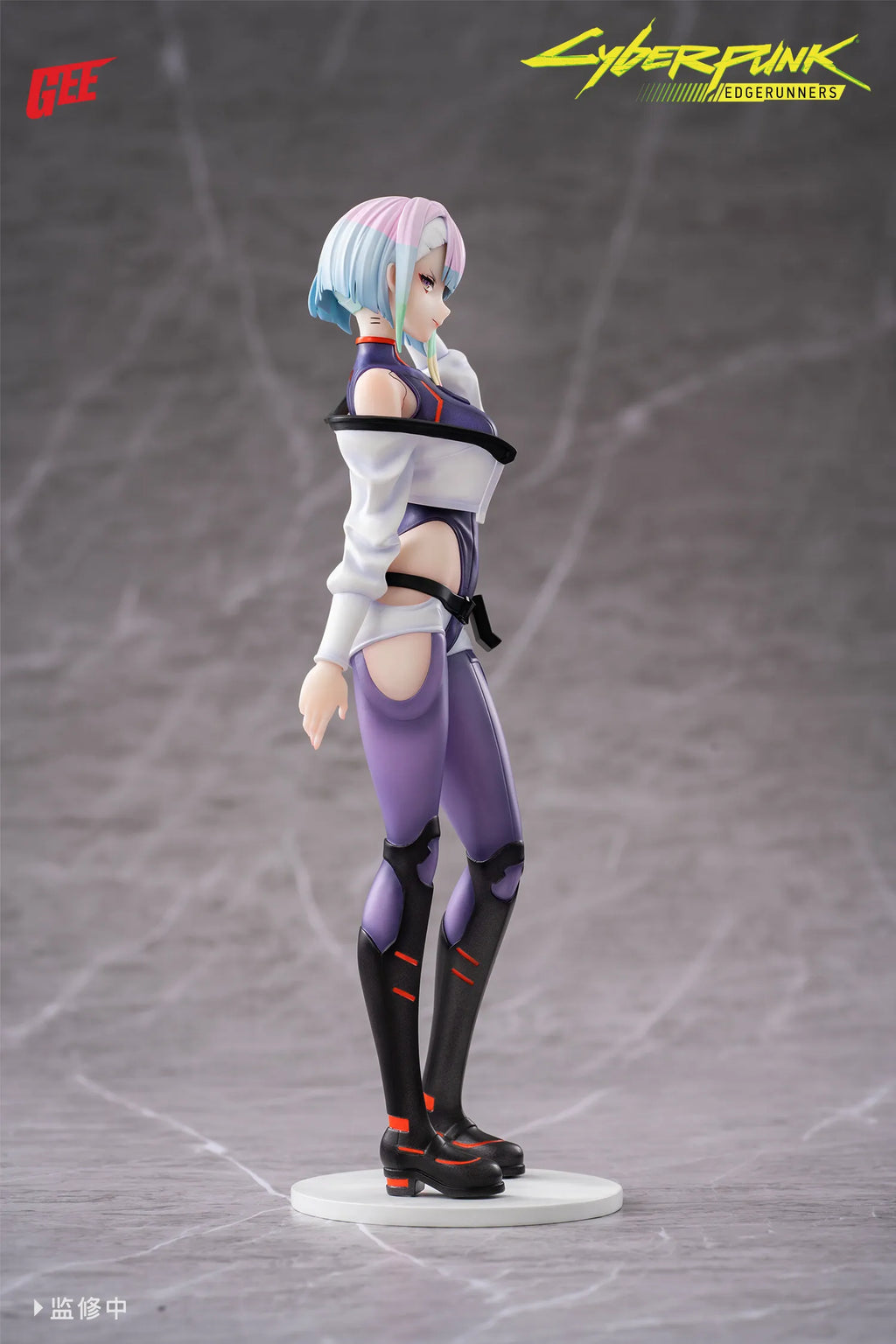 In Stock 24cm Cyberpunk: Edgerunners Lucy 1/7 Static Figurines Bookshelf, Desktop, Computer Case Decoration Collection Gift