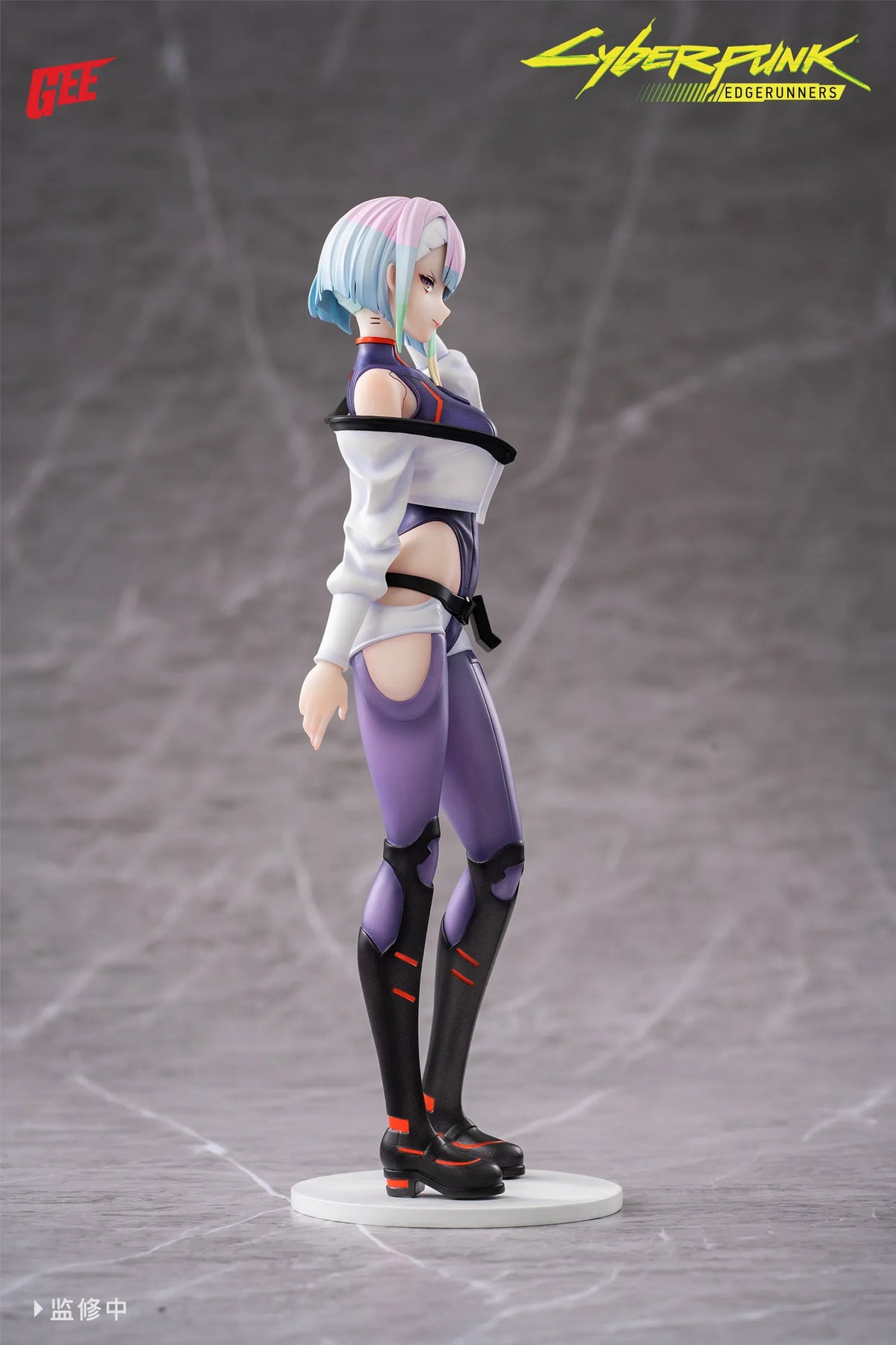 In Stock 24cm Cyberpunk: Edgerunners Lucy 1/7 Static Figurines Bookshelf, Desktop, Computer Case Decoration Collection Gift