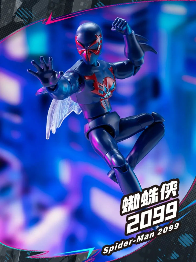 In Stock BLOKEES Marvel Comics Star Edition GV01 GV06 Spider-Man Scarlet Spider Shocker Splicing Toy Model Collection Gift