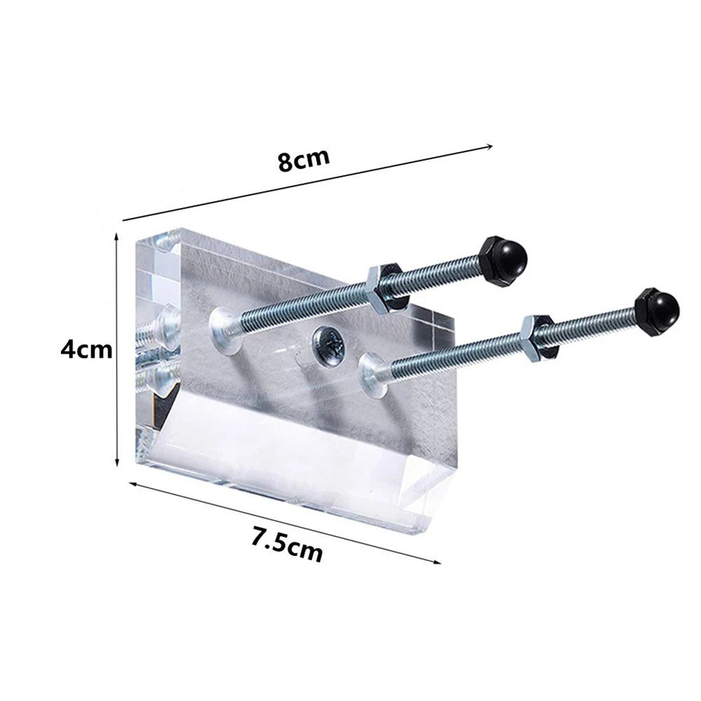 1-5PCS Skateboard Wall Hanger Wall Mount Skateboard Storage Holder Acrylic Skateboard Wall Storage Rack for Skateboard Lovers