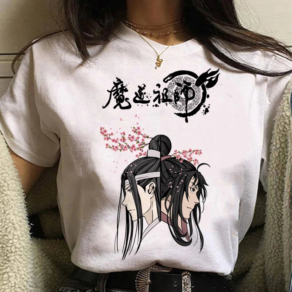 Mo Dao Zu Shi T-shirt for women, Japanese Harajuku Tee, female graphic clothing