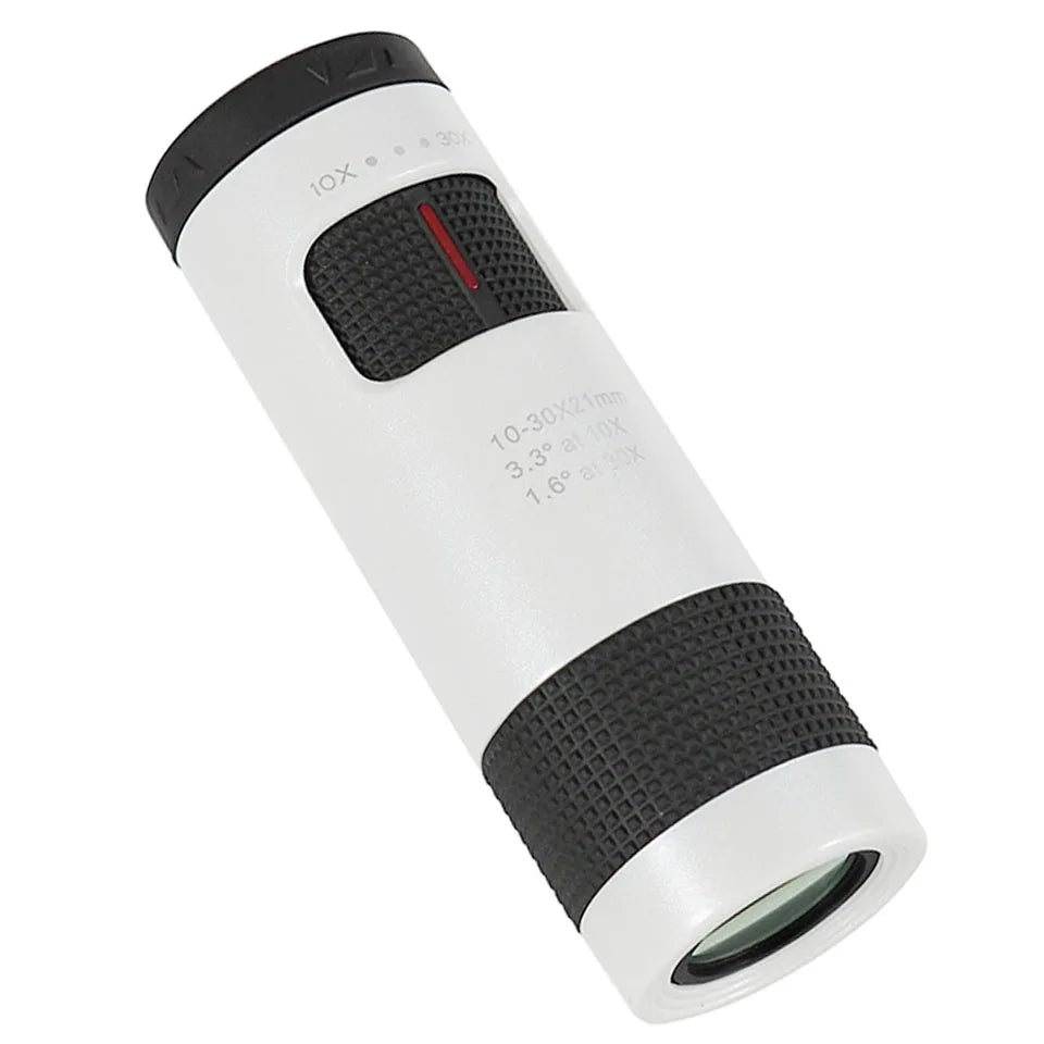 Powerful Monocular 10-30x21 Zoom Mini Telescope Portable Spotting Scope Camping Equipment Tourism Optical Sight Monocle