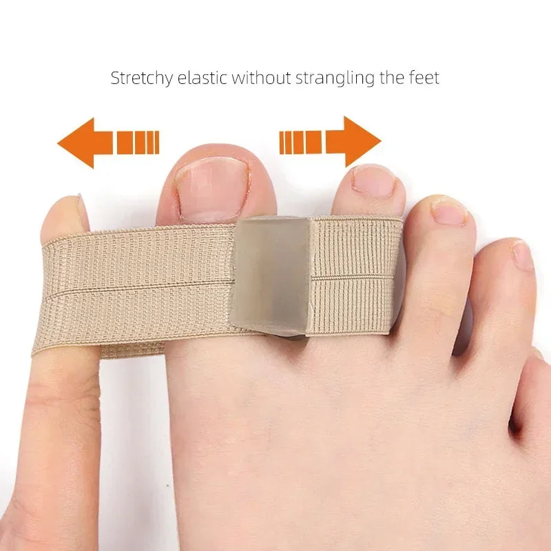 1Pc Silicone Toe Spreader Foot Care Tool Separator Bunion Hallux Valgus Corrector Thumb Finger Correction Straightener