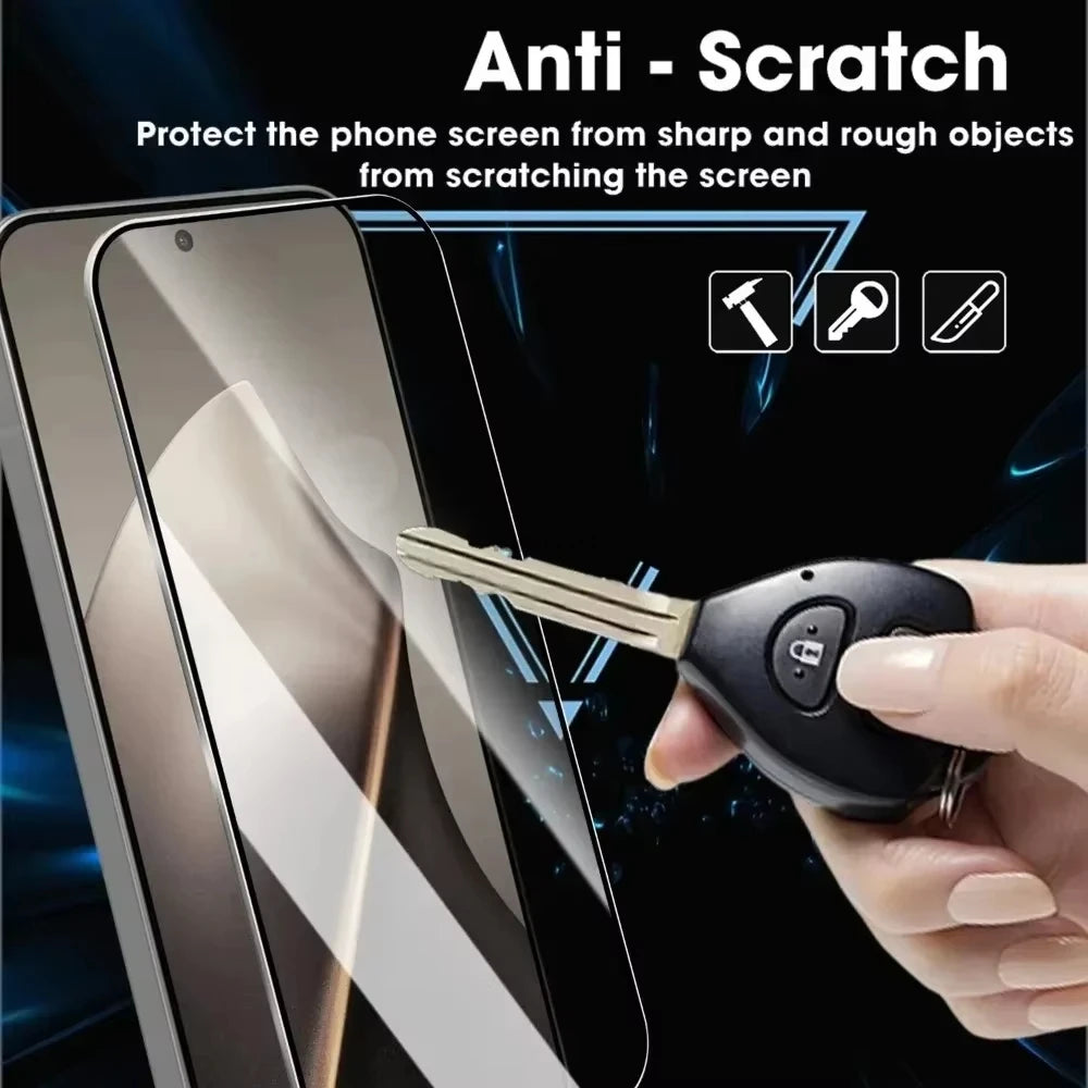 Screen Protector Tempered Glass For iPhone 17 16 15 14 13 12 11 Pro Max Mini 16e Air 8 7 Plus XR XS X SE 2022 Dust Free Glass