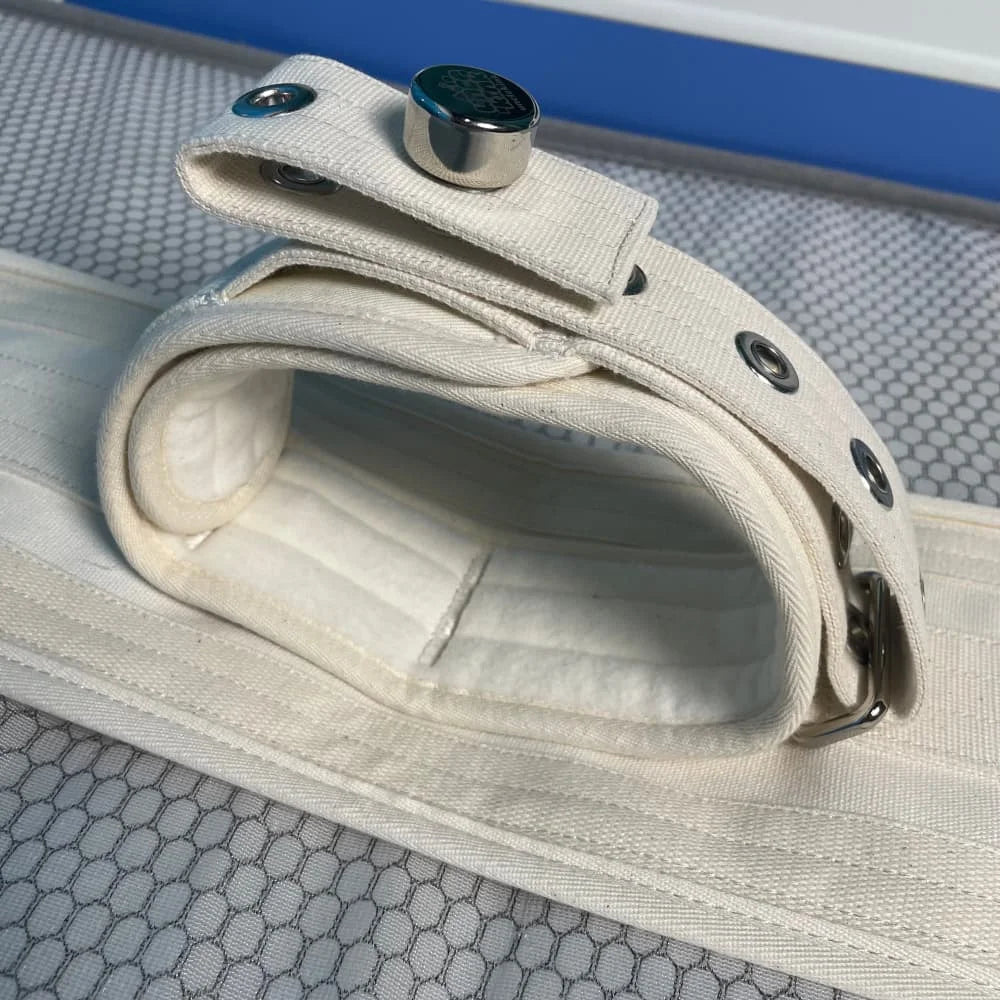Bed Fixing Strap Neck Restraint Collar Neck Brace Belt Beige Adjustable Neck Strap for Locking Belt