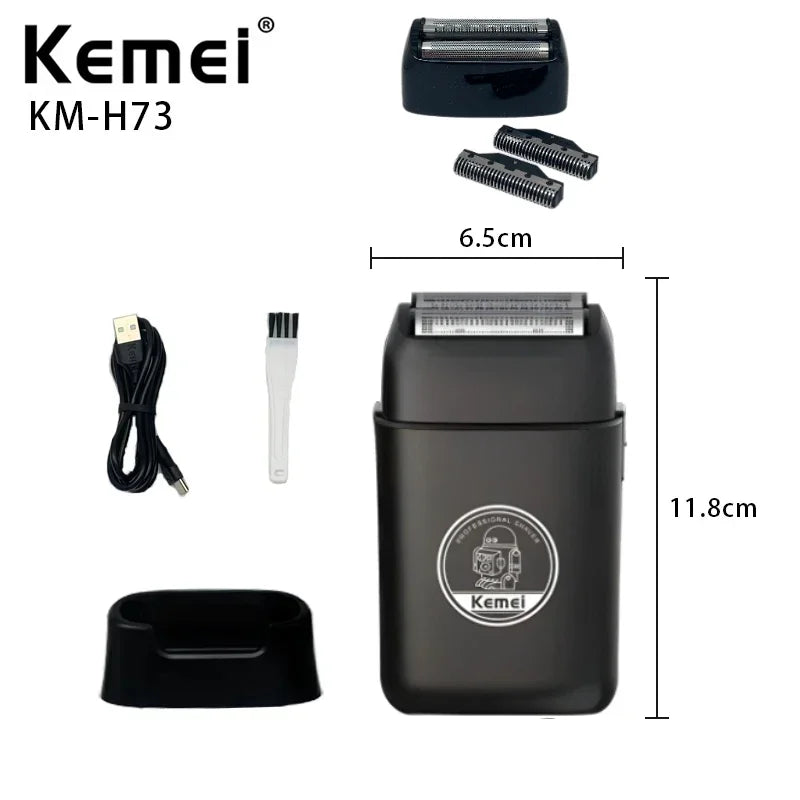 Kemei Km-H73 beard trimmer electric shaver men's hair clippers trimmer for men