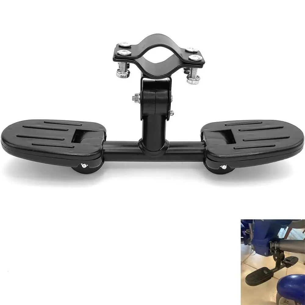 Toddler Balance Bike Footrest with Folding Foot Pegs Universal for Kick Scooters with Seat Push No Pedal Balance Bicycle