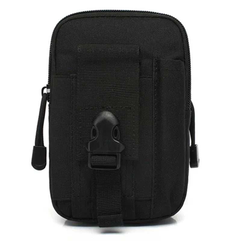 Funda para teléfono móvil, riñonera, impermeable, nailon, multifunción, casual, para hombre, riñonera pequeña para hombre