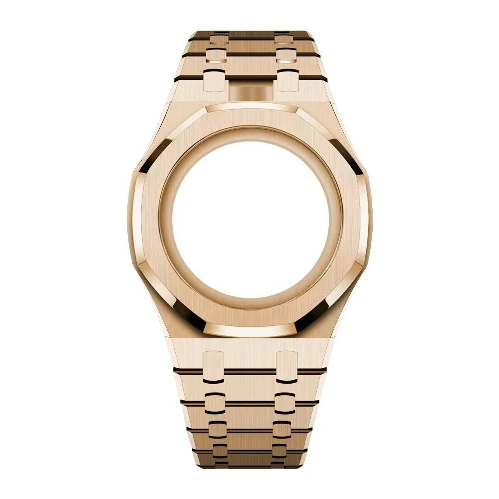 Luxury Stainless Steel Case+Stainless Steel Strap Modification kit Pocket Changer To Wristwatch For Royal POP