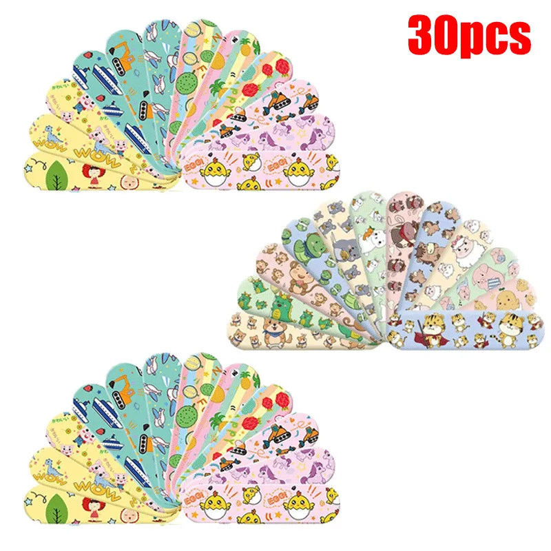 10-30pcs Transparent Band Aid Waterproof Wound Dressing Plaster Skin Patch Adhesive Bandages for Children Adults Plaster