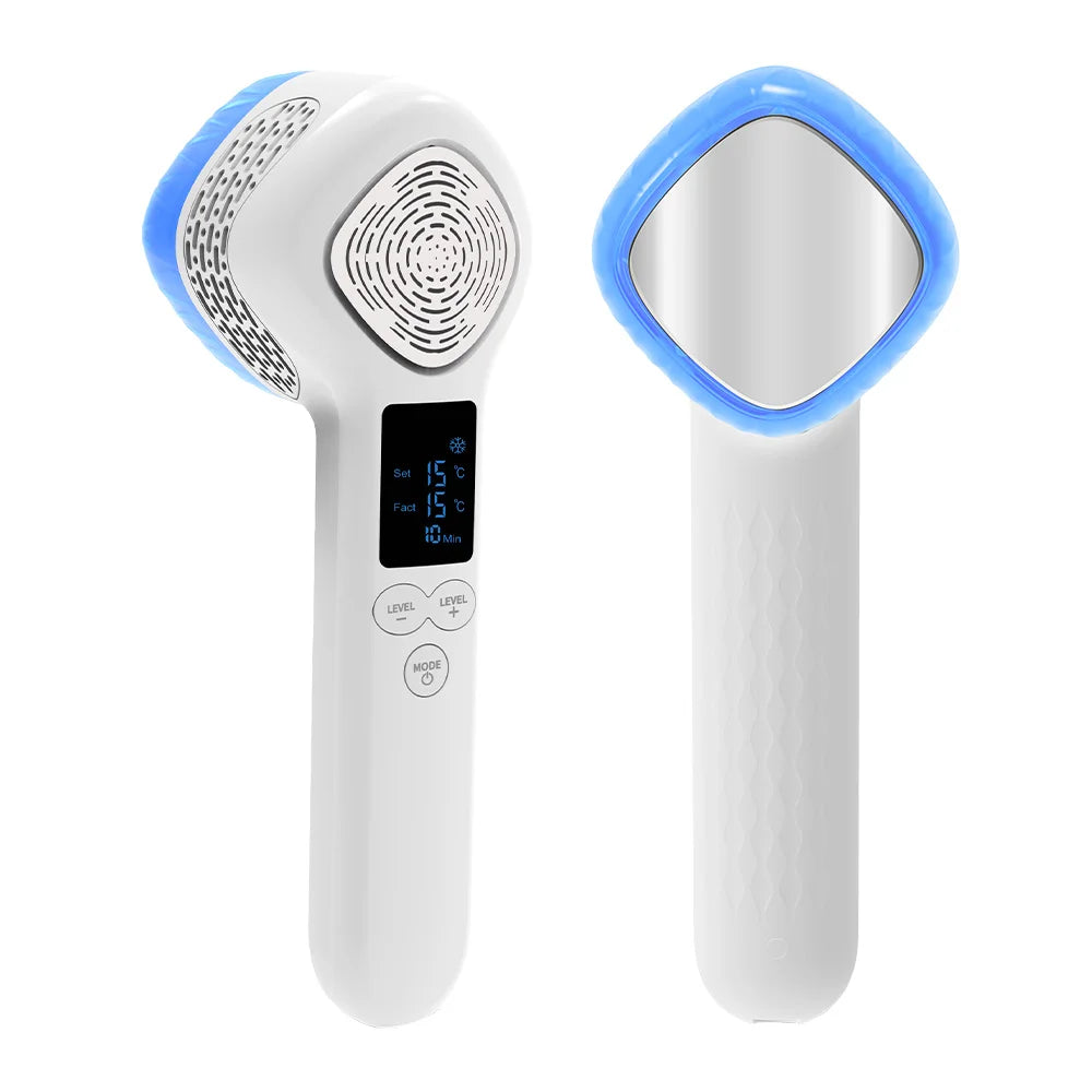 -5 To 48 Degree Ice Hammer Face Massager Ice Massage Beauty Instrument 6 Colors Photon Light Therapy for Skin Rejuvenation