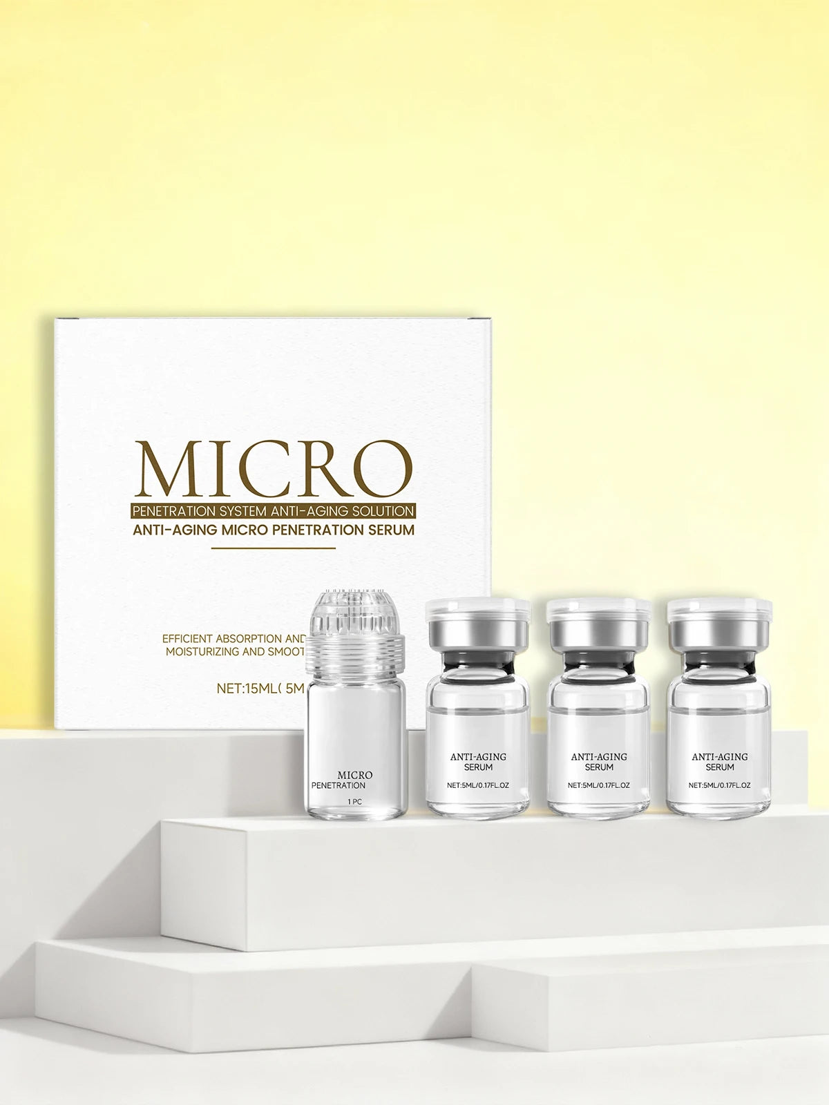 Gentle Daily Face Care Combo Anti-Wrinkle Moisturizing Serum Essence Collection