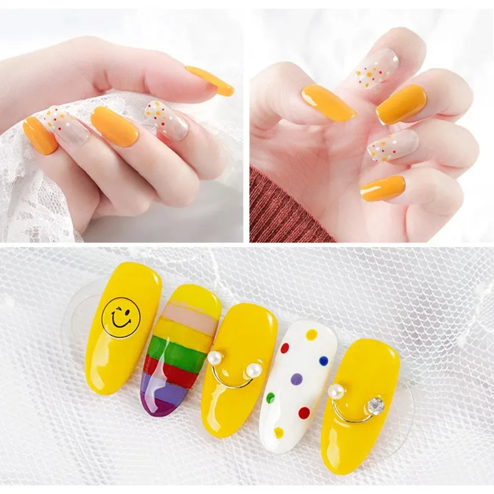 Dual-End Wooden Dotting Pen Marbleizing Tool Set for Nail Design Manicure Painting Kit 5pcs