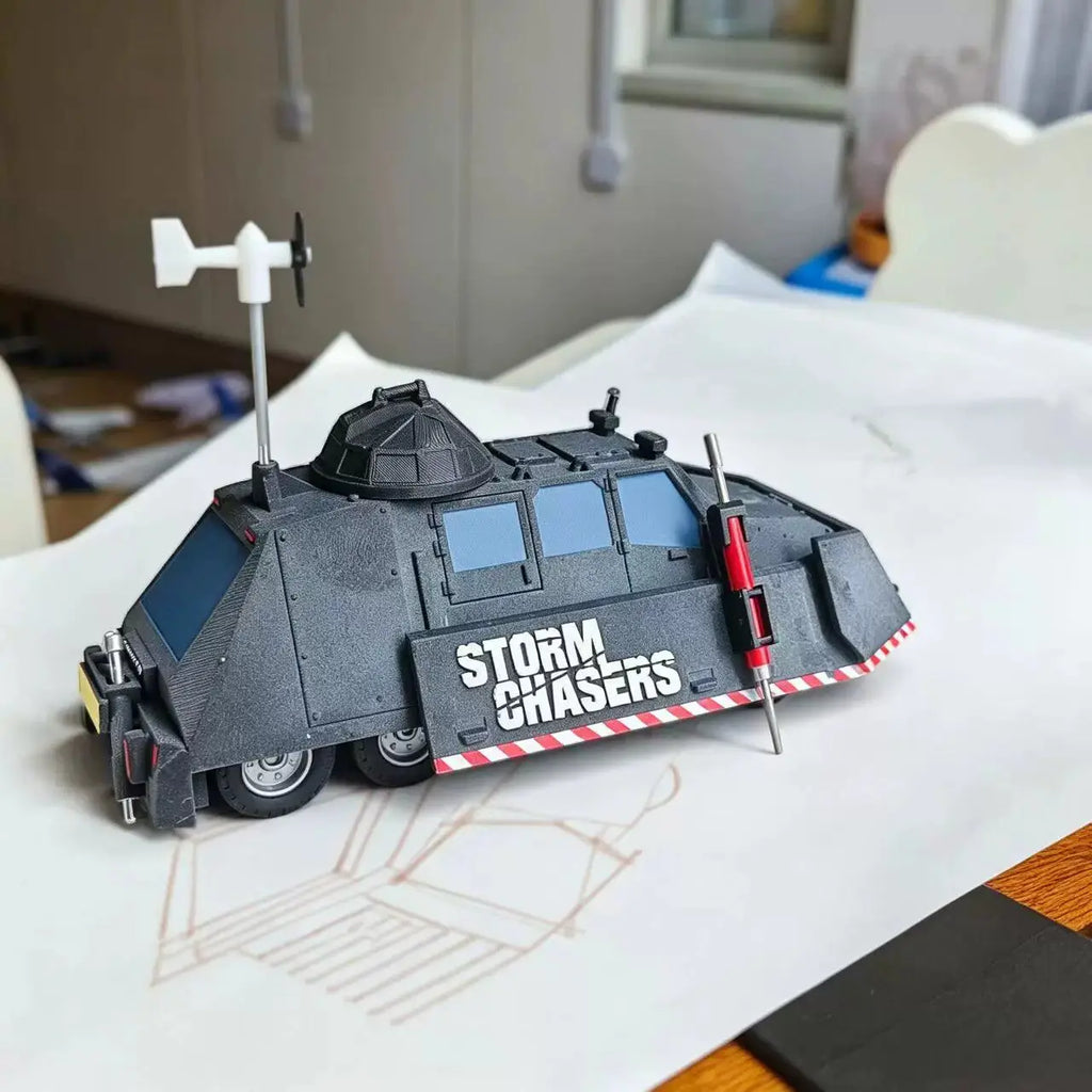 3D Printed Tiv2 Deployable Tornado Intercept Vehicle 2 Static Scale Display Model Collectible Desk Decor Gift For Science Fans