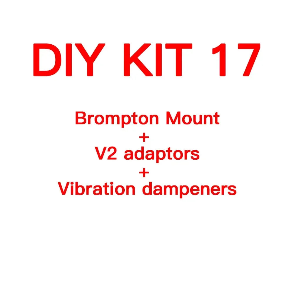 Motorcycle Fork Handlebar phone holder Mount Universal adaptors V2 Vibration dampeners Phone rings Belt Clip Armband Lock