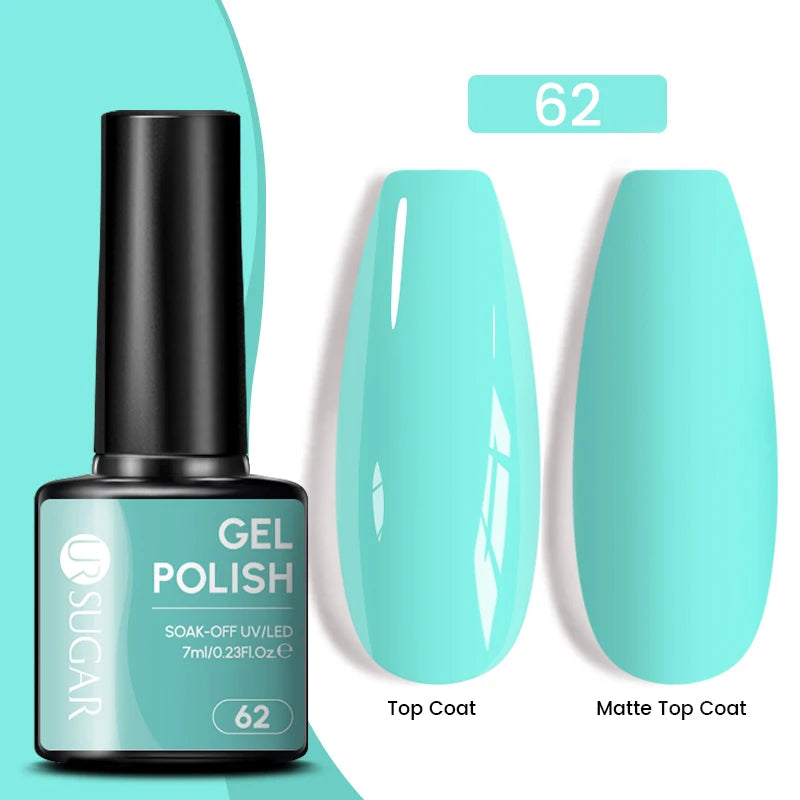 UR SUGAR 7.5ml Reflective Magnetic Gel Nail Polish Glitter Silver Pink Magnet Gel Soak Off UV LED Nail Manicure Varnish UV Gel