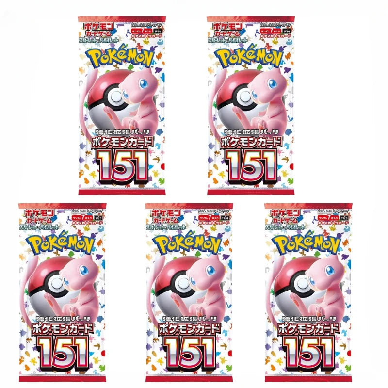 100%Original Pokemon SV2A Booster Pack Trading Anime Card PTCG Japanese Version Collection Cards Single Pack Toy Birthday Gifts