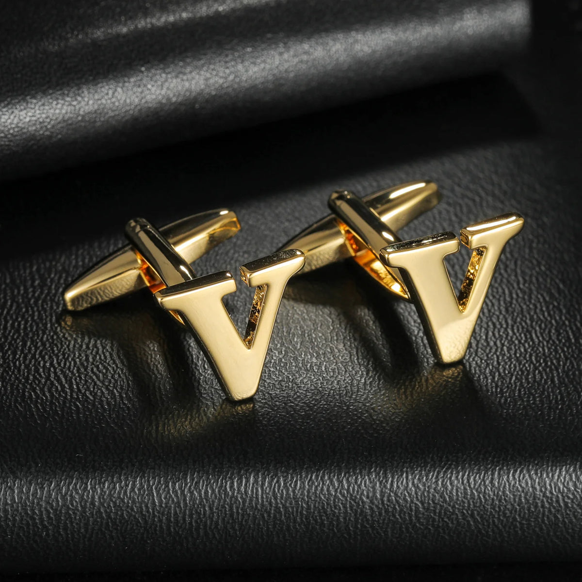 New High Quality Initial A-Z Cufflinks Alphabet Letter Copper Material Cuff Links For Business Mens Boys Tuxedo Shirts Gift