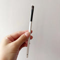 E4 Eyeshadow Shader Brush Medium Eye Makeup Brush designed for patting packing shadows onto the lids