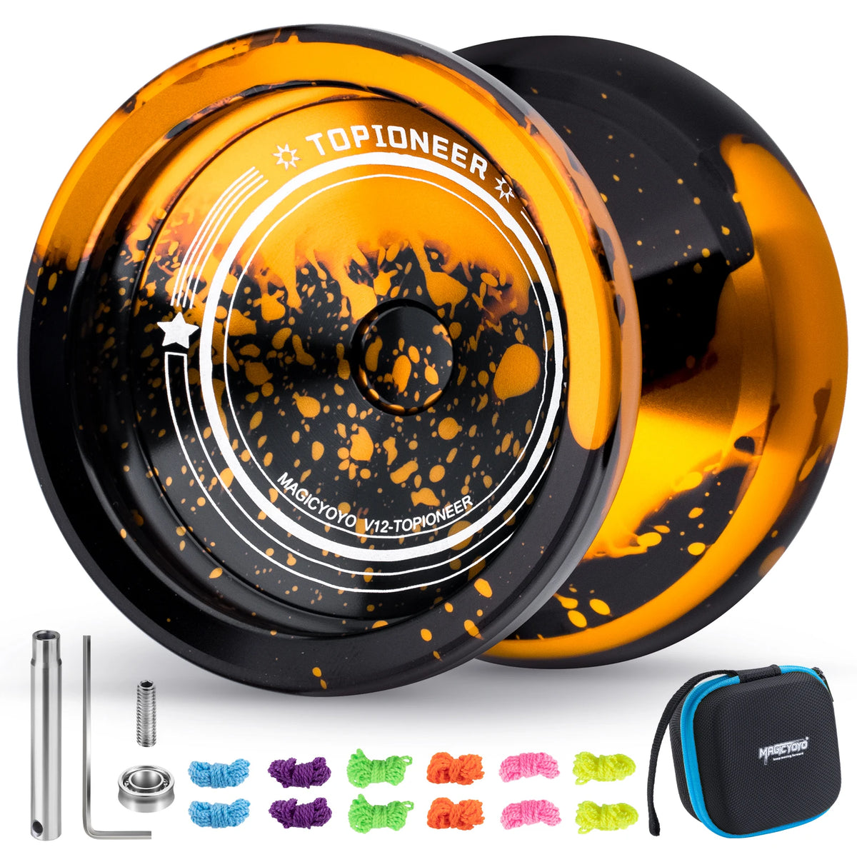 MAGICYOYO V12 Professional Yoyo for Advanced Player, Dual Function Yoyo for Kids Beginner