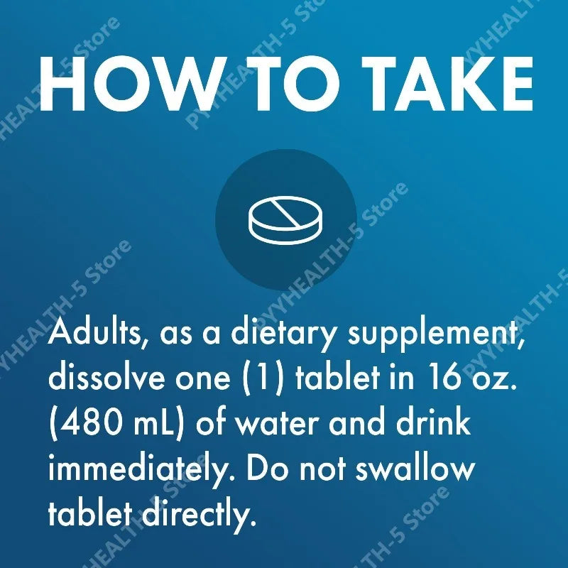 Molecular Hydrogen H2 Tablets with Elemental Magnesium, Generates 8 PPM, 90 Tablets, GMO-Free General Wellness Supplement
