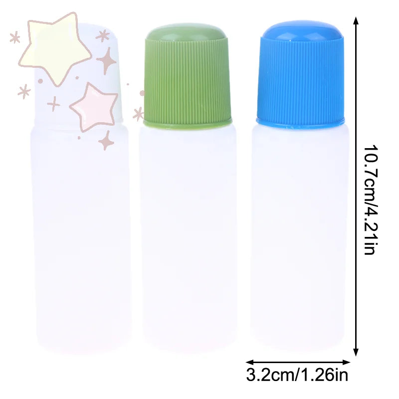50ML Empty Smudge Bottle Liquid Applicator Sponge Head Soreness Liquid Bottle For Daub Filling Liniment Medicine