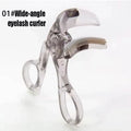 Dual-Type Eyelash Curler with Comb – Wide & Partial Clip Options, Waterproof, Long-Lasting, Natural Curl, Unisex Certified