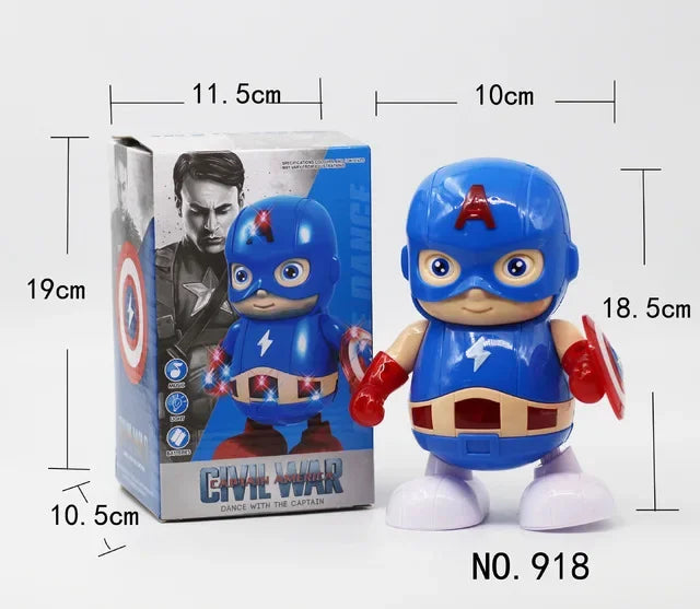 New 19cm Music, Lighting, Electric Dancing Robot Toy, Birthday And Holiday Gift