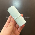 50Pcs Newest Refillable Fat 6g Matte Pink Cheek Lip Balm Packaging Foundation Stick Container Eyeshadow Concealer Stick Tubes