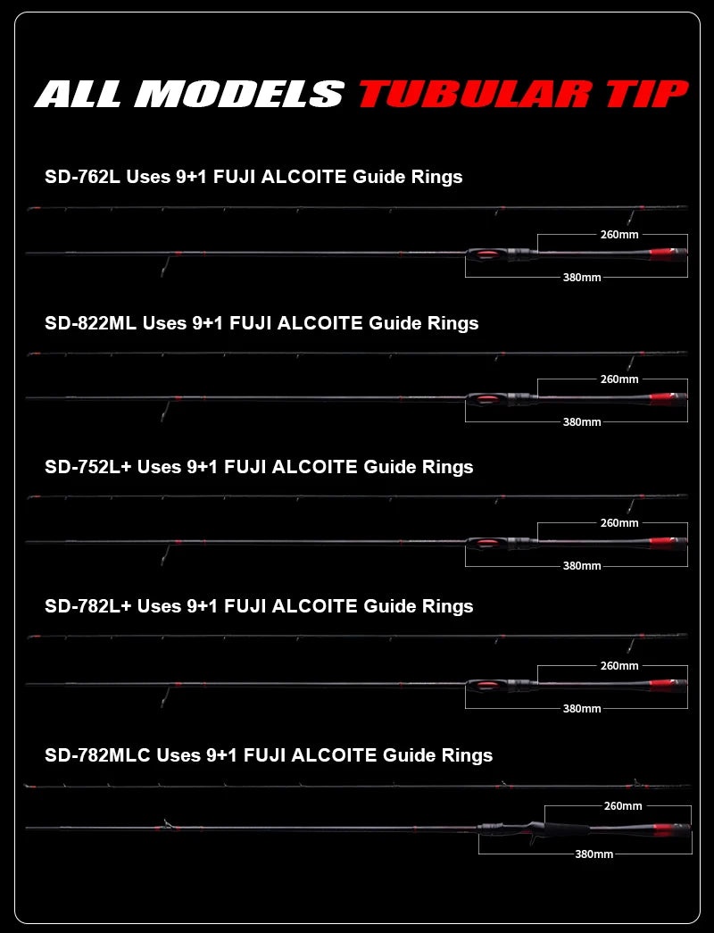 PURELURE SEABED Lightweight Long-Range Micro Bait All-Fuji Small Root Rod Spinning Casting Rod Bottom Probe Set Perch