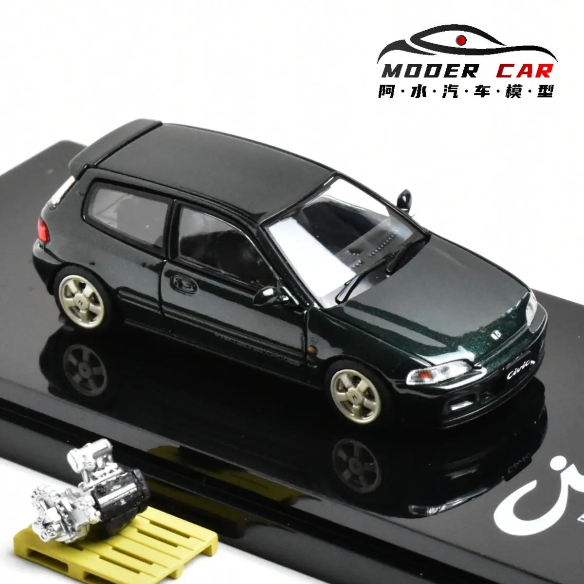 Hobby Japan 1:64 Miniature CIVIC EG6 SiR-S JDM Giftable Diecast Model Car