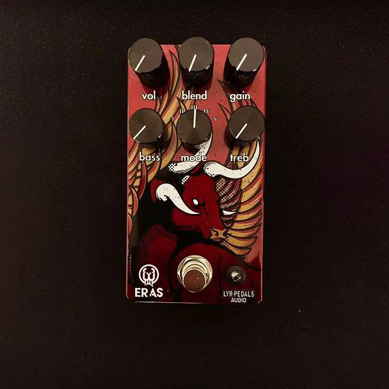 LY-ROCK Guitar Effects Pedal Rock Electric Guitar High Gain Distortion Single Block Effects Pedal, Original Clone