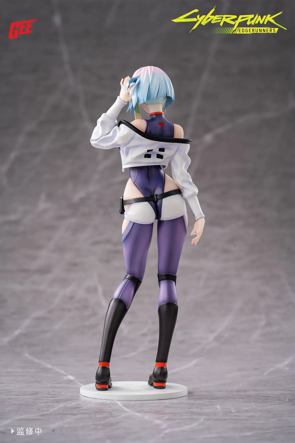 In Stock 24cm Cyberpunk: Edgerunners Lucy 1/7 Static Figurines Bookshelf, Desktop, Computer Case Decoration Collection Gift