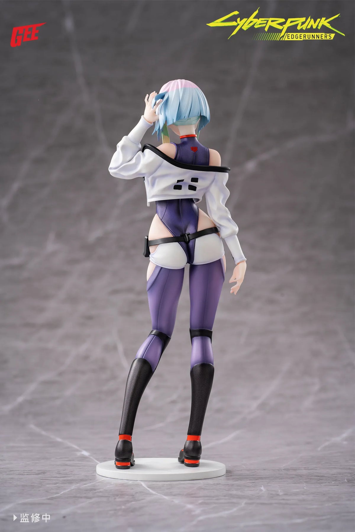 In Stock 24cm Cyberpunk: Edgerunners Lucy 1/7 Static Figurines Bookshelf, Desktop, Computer Case Decoration Collection Gift