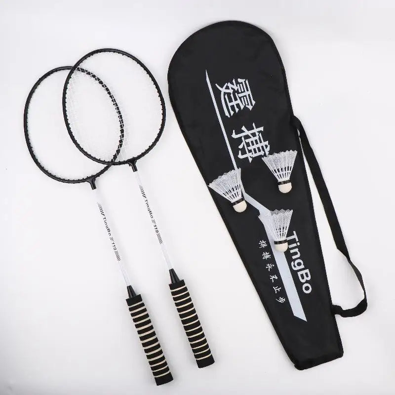 1Set Badminton Rackets Professional Durable Leisure Sports Racquet Badminton Training Racket Set For Beginners