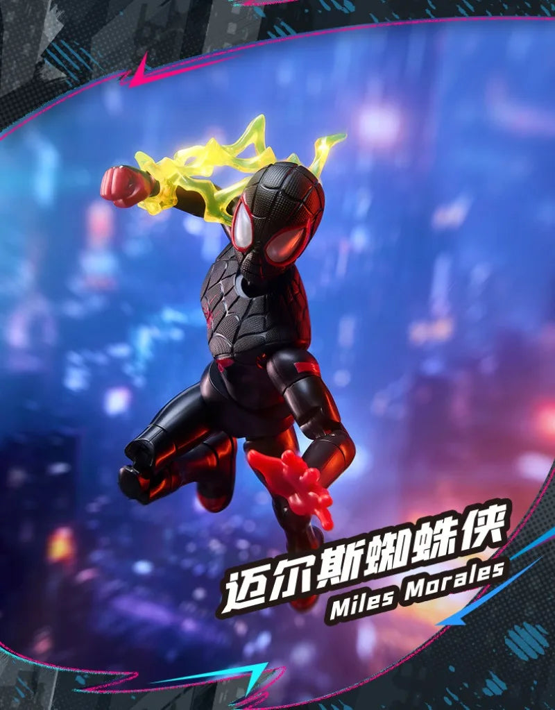 In Stock BLOKEES Marvel Comics Star Edition GV01 GV06 Spider-Man Scarlet Spider Shocker Splicing Toy Model Collection Gift