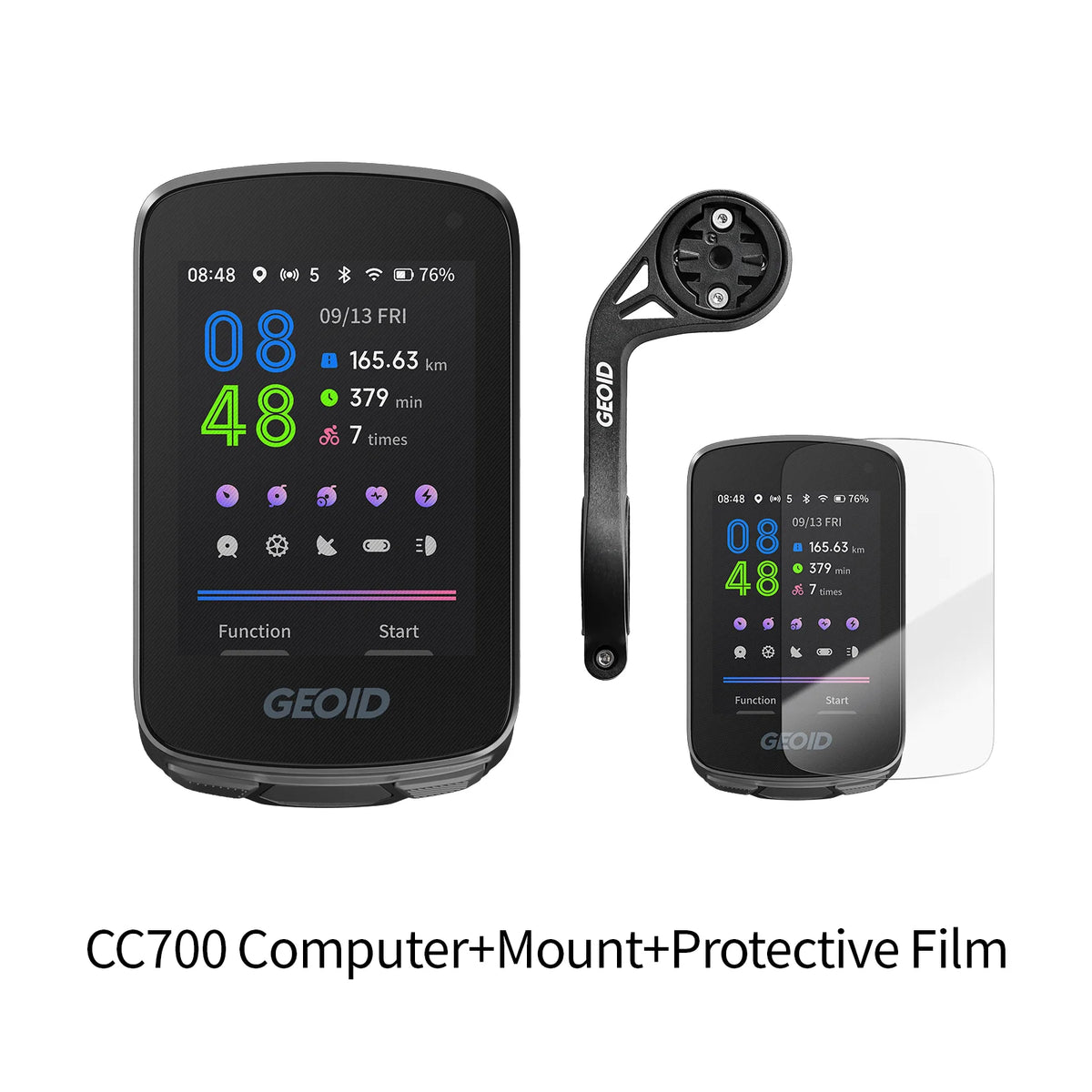 GEOID CC700/PRO Bike Computer Wireless Color Screen Bicycle Speedometer ANT+ WIFI Cycling Speedometer IPX7 Waterproof Odometer
