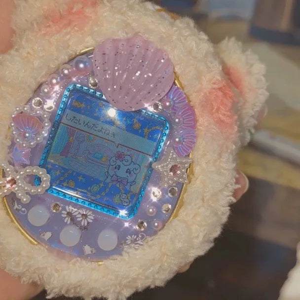 Tamagotchi Uni Electronic Pet Color Panel 4u/4u Paper Soft Film Love Drill Wings Paste The Machine Faceplate Gift
