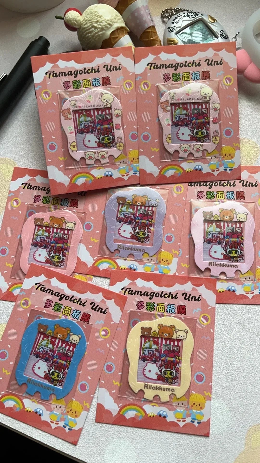 Bandai Tamagotchi Uni Electronic Pet Color Panel Film Panel Paper Soft Film Directly Paste  The Machine Without Disassembling It