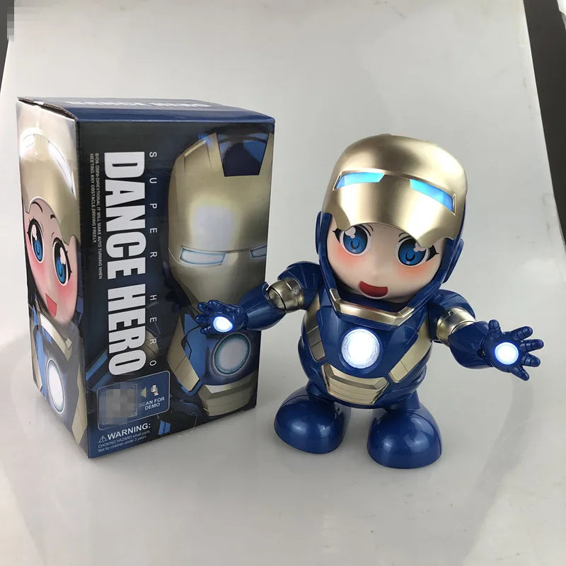 New 19cm Music, Lighting, Electric Dancing Robot Toy, Birthday And Holiday Gift