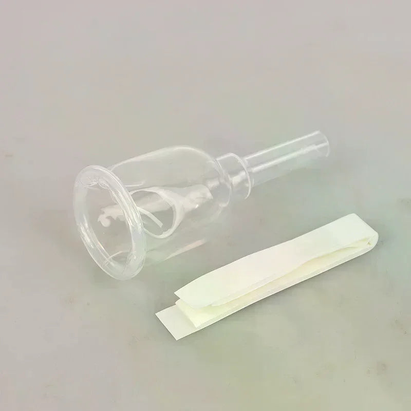 Sterilized Comfortable Medical Silicone Male External Catheter Self Adhesive Silicone Catheter External Size S M L