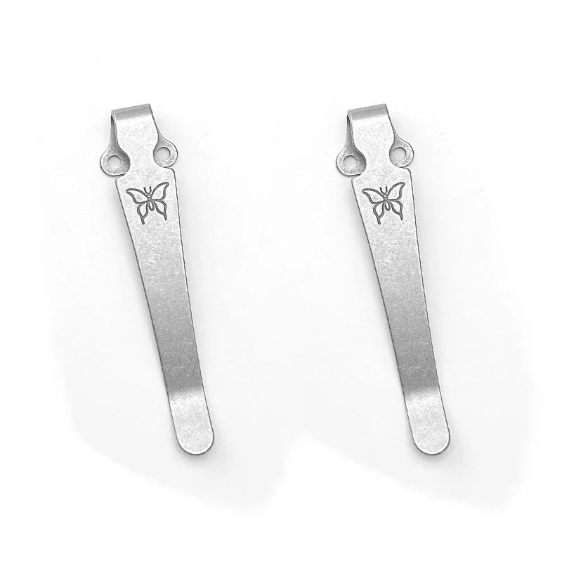 Knife Titanium Back Clamp Pocket Clip 5 Color For Emerson CQC Benchmade Griptillian Bugout 535 585 551 Knives
