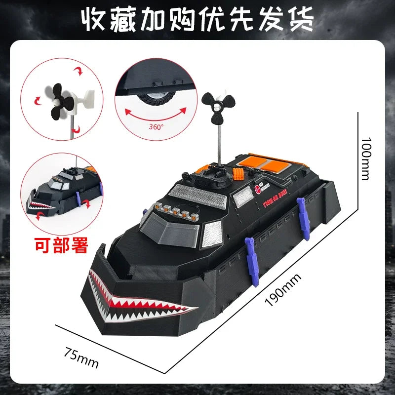 3D Printed Tiv2 Deployable Tornado Intercept Vehicle 2 Static Scale Display Model Collectible Desk Decor Gift For Science Fans