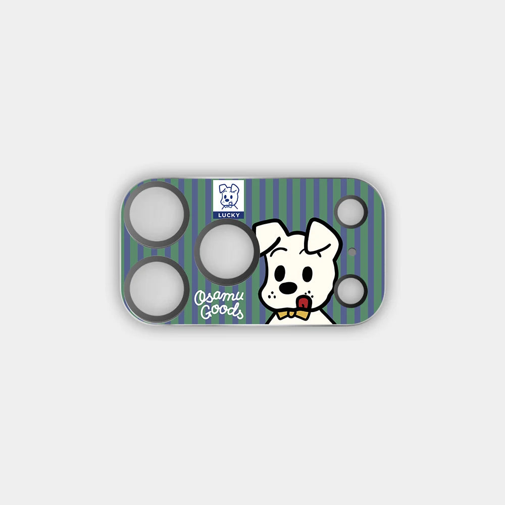 51-100 Cartoon Electroplated Camera Lens Protector for iPhone 17 Pro Max / 17 Pro Scratch Resistant Glass Rear Cover
