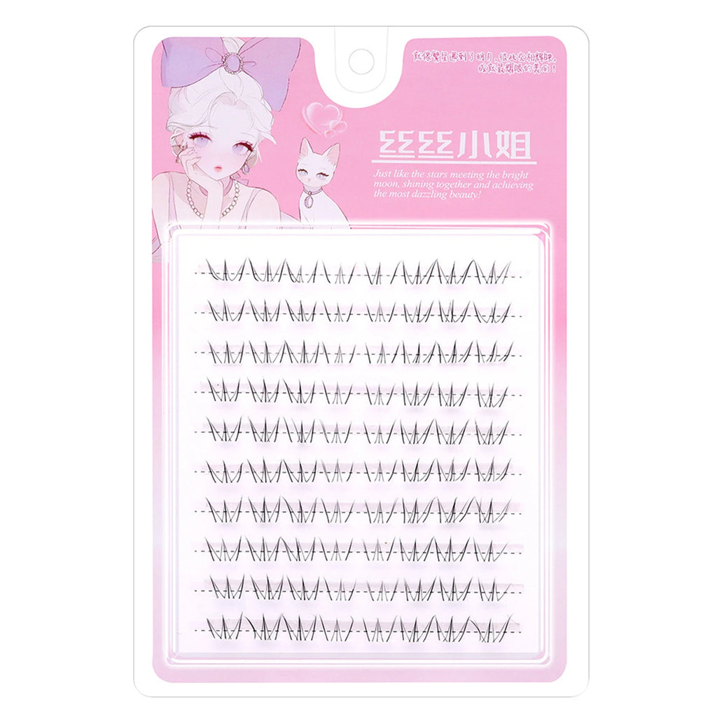 6-7mm Air Lower Eyelashes Fairy Fake Lashes Segmented Natural Under Lashes Manga Bottom Lashes Makeup Eyelash Makeup Tool