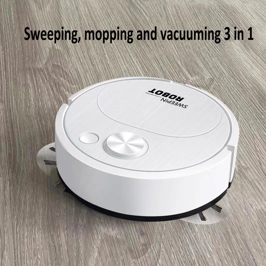 NEW USB Sweeping Robot Vacuum Cleaner Mop 3-in-1 Smart Wireless 1500Pa Dragging Cleaning Sweep Floor for Home Office